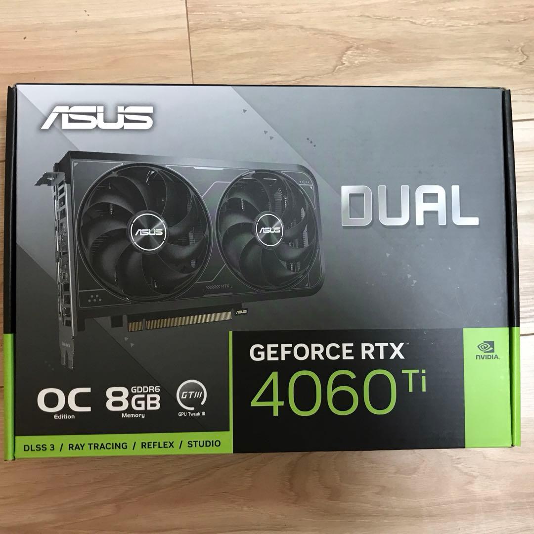 【新品・未使用】DUAL-RTX4060TI-O8G-V2