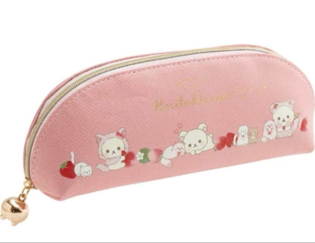 リラックマ　コリラックマ とストロベリーキャット ペンポーチ　サンエックス