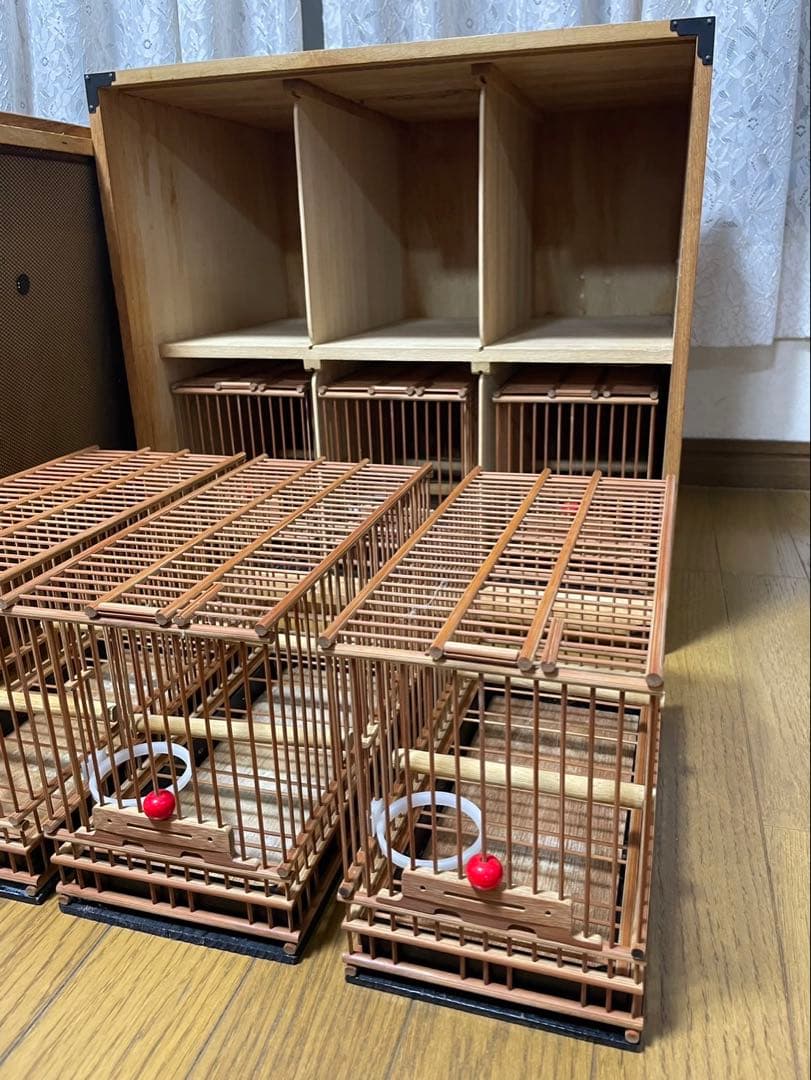 メジロカゴ６個＆寝かせ箱