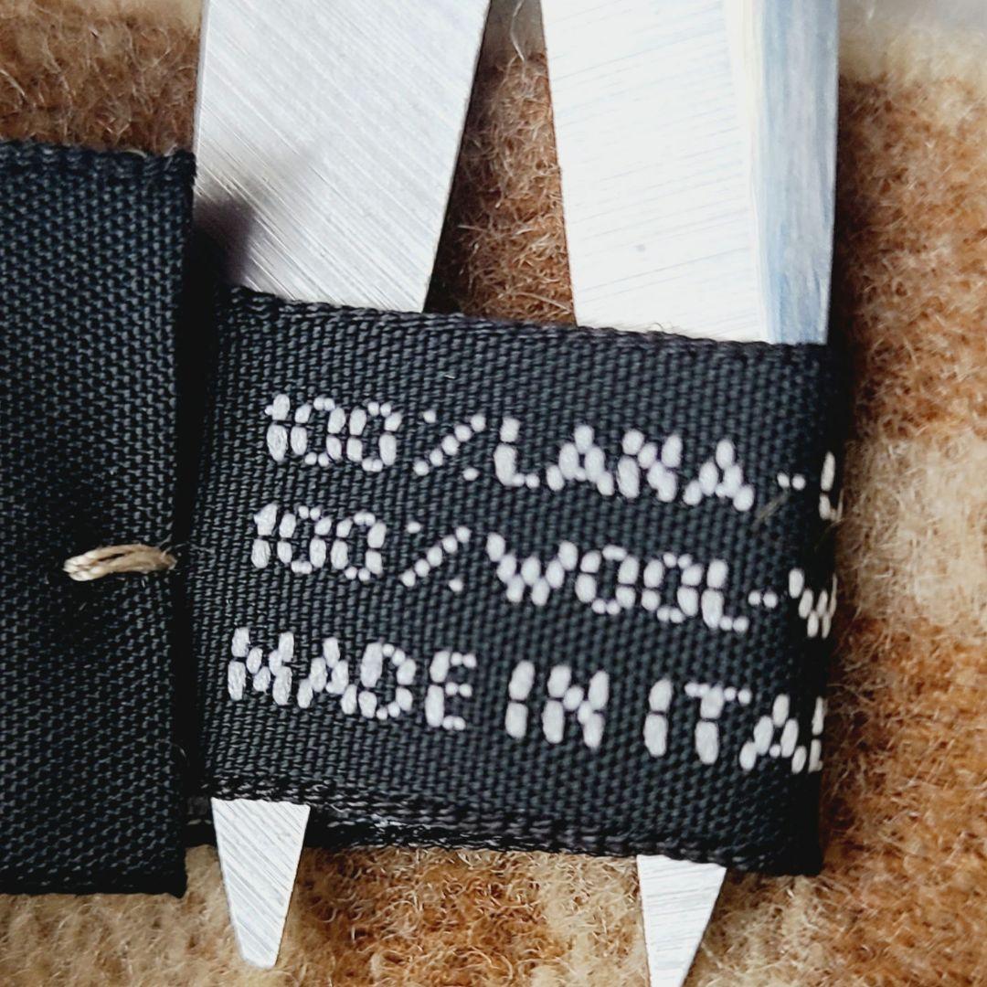 フェンディ　FENDI マフラー　ウール 前後ロゴ総柄