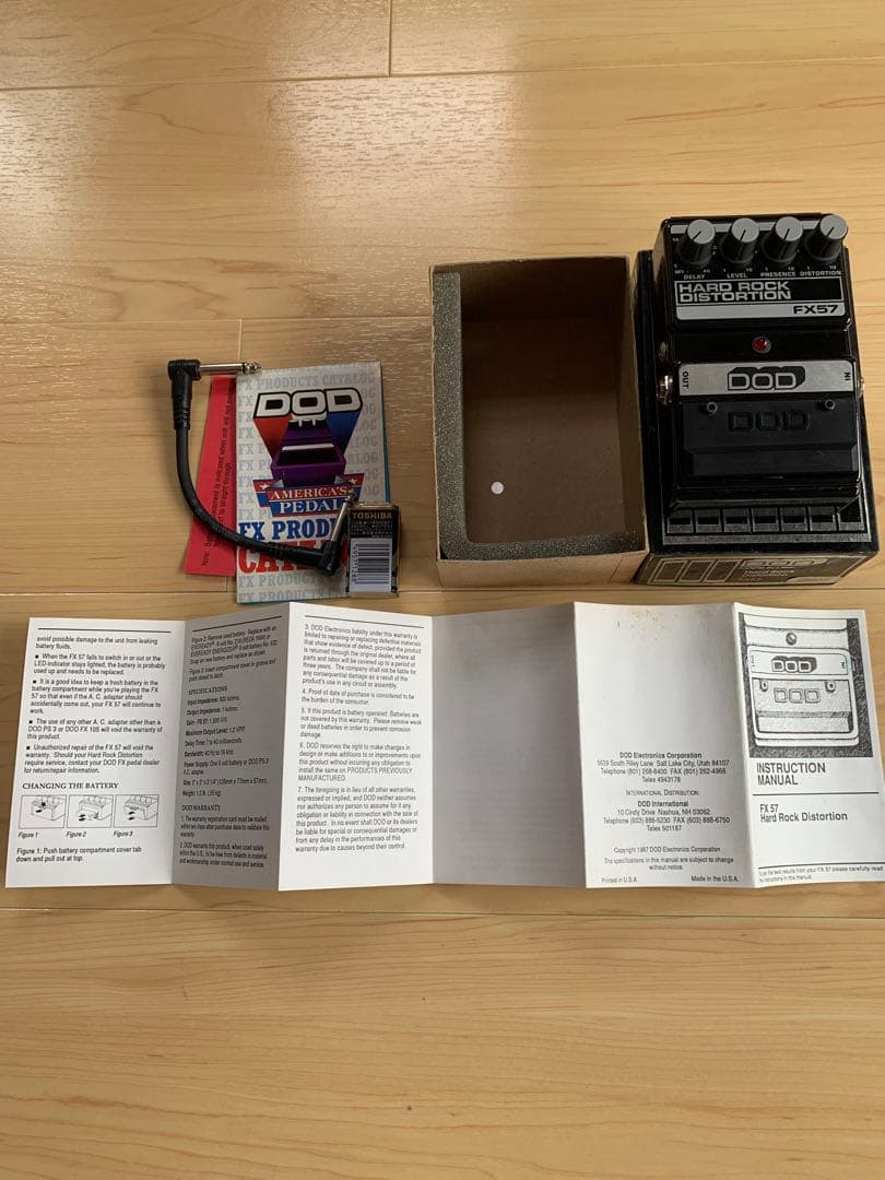 DOD FX57 Hard Rock Distortion ギターエフェクター