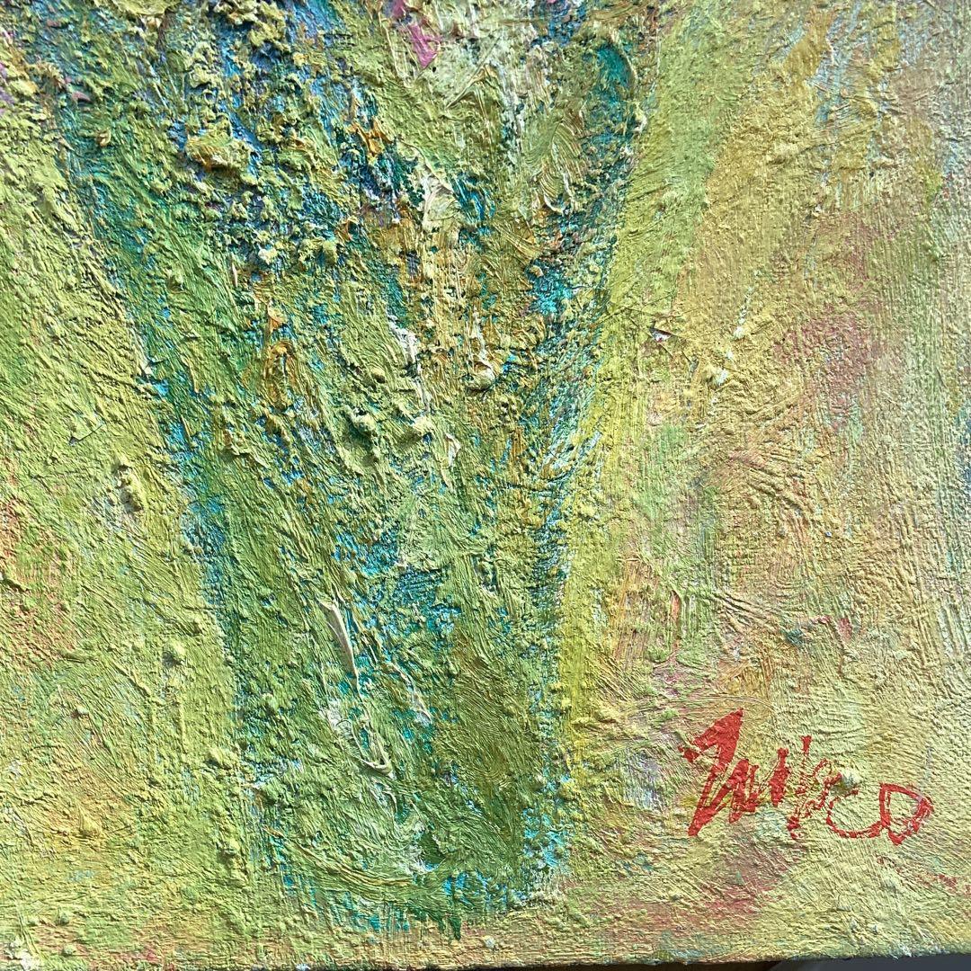 額なし▪️油彩画　F4 原画▪️ヨーロッパ画家ヴィタリエ・ズブコ　「春のブーケ 」