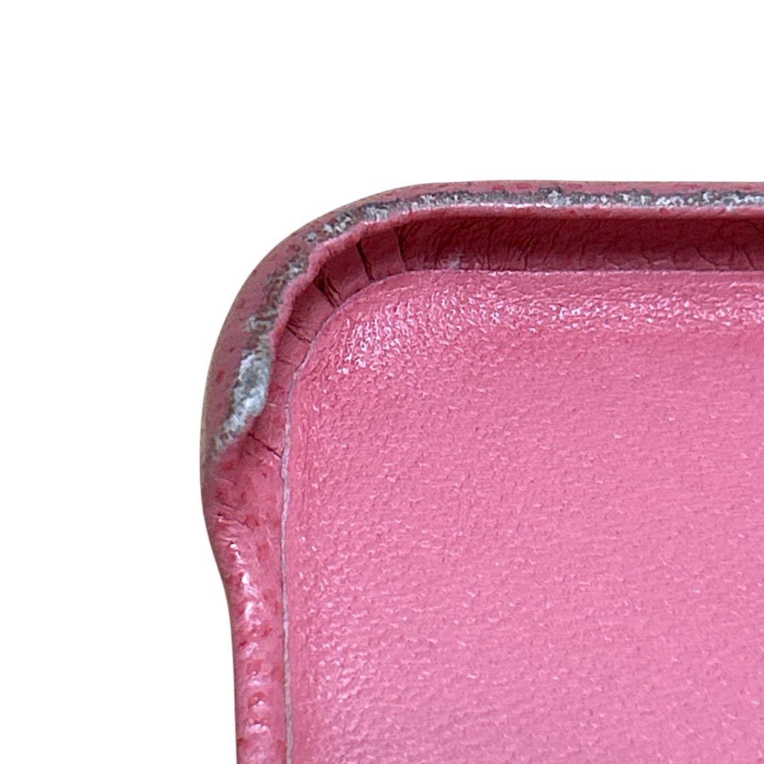 CHANEL マトラッセ　キャビアスキン　iPhone11ケース ピンク