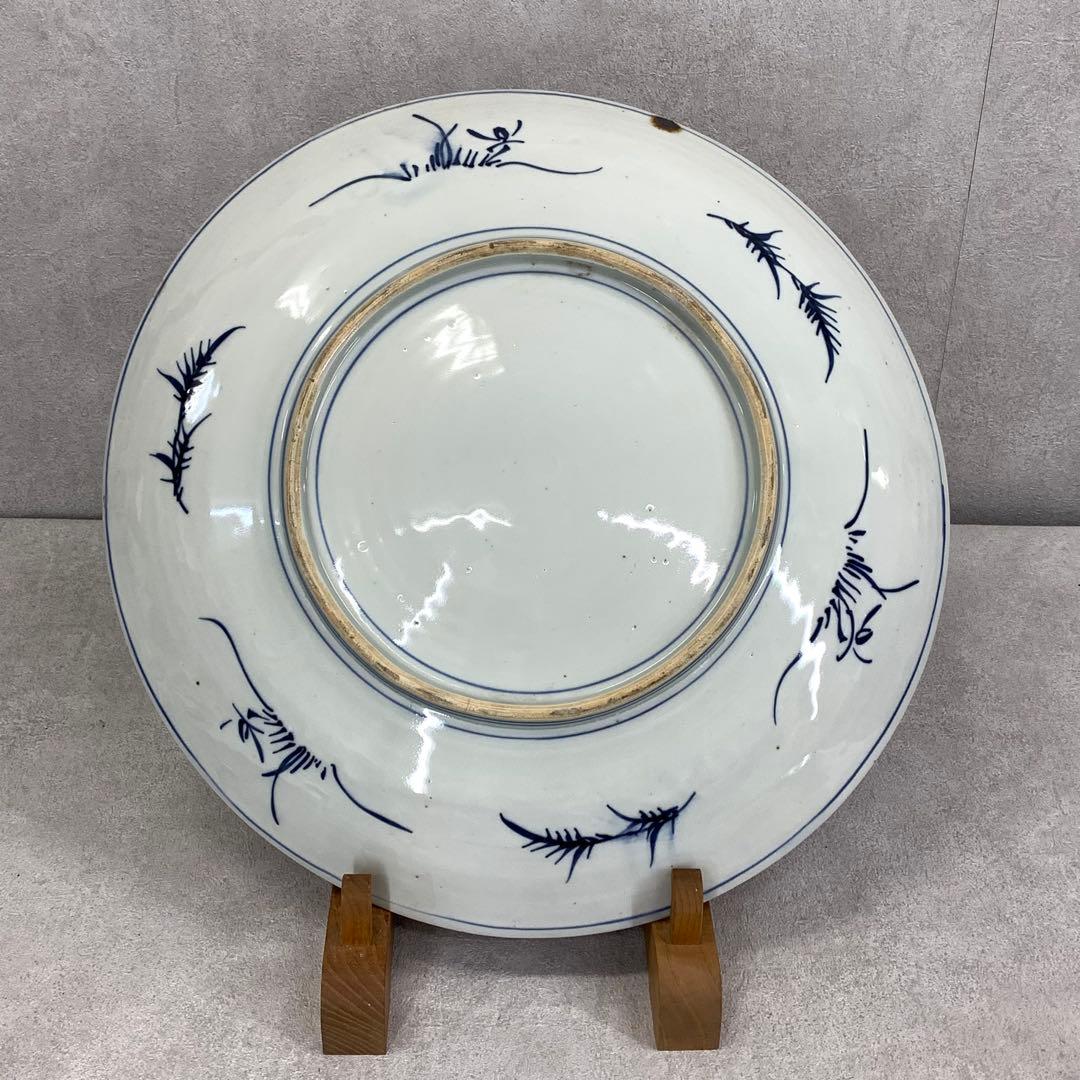 直径40.4cm ! 大皿 飾り皿 大正 時代物 昭和レトロ ⑤-1