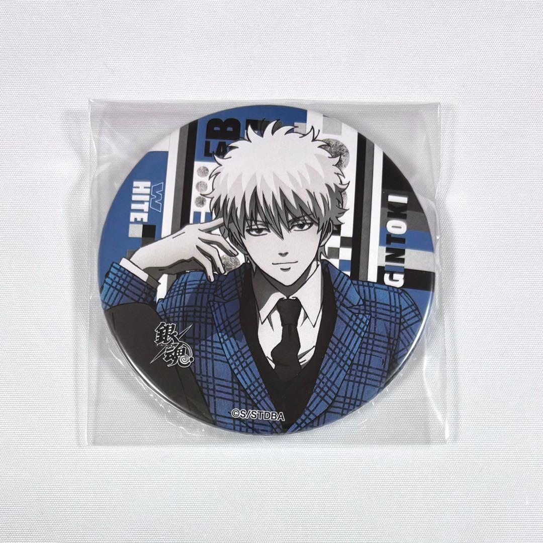 銀魂 坂田銀時 缶バッジ モノクロスーツVer. ジャンプフェスタ JF