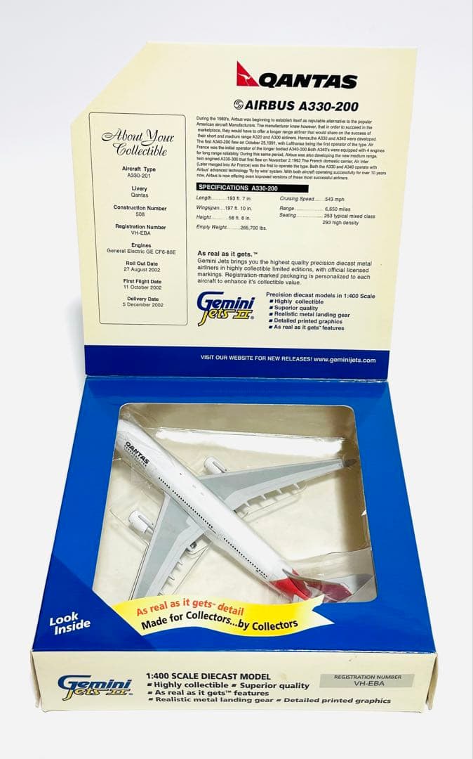 Gemini 1/400 A330-200 カンタス航空 限定版