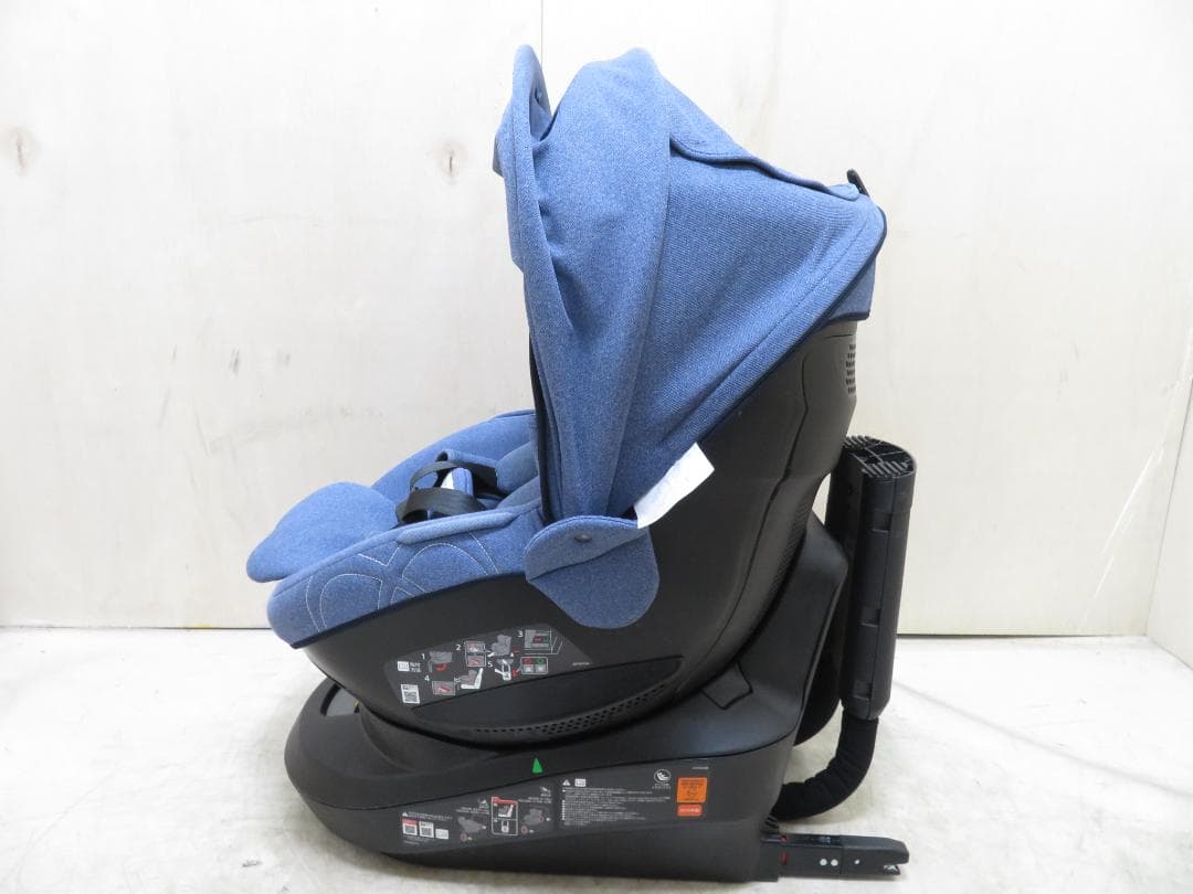 エールベベ クルット4i プレミアム チャイルドシート 新生児 ナチュラルブルー