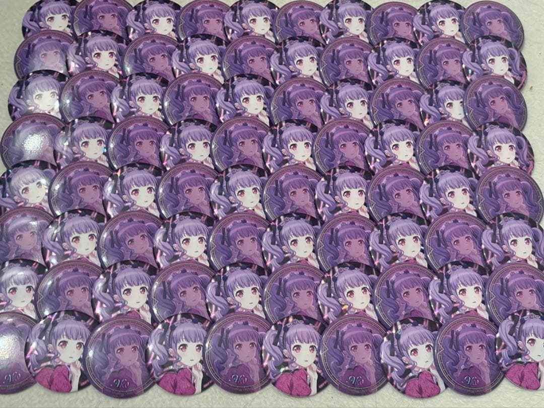 Farbe Roselia 宇田川あこ 缶バッジ 80個