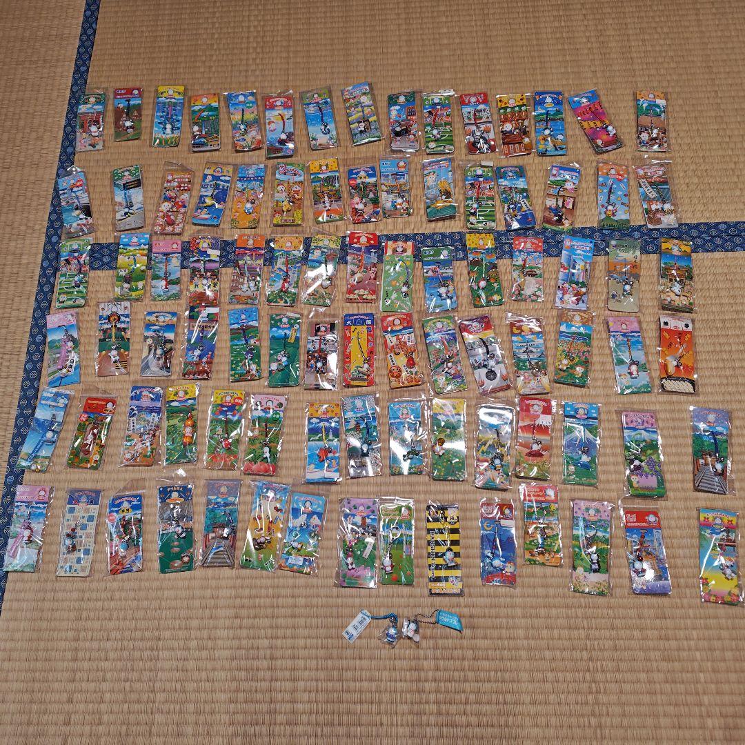 どこでもドラえもん 　ストラップ　チャーム　根付け　92個セット
