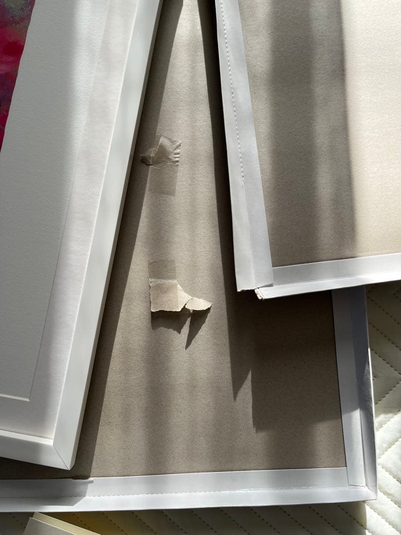 額入り版画　新品　ジニー・キム　直筆サイン、エディション番号、証明書付き　バラ