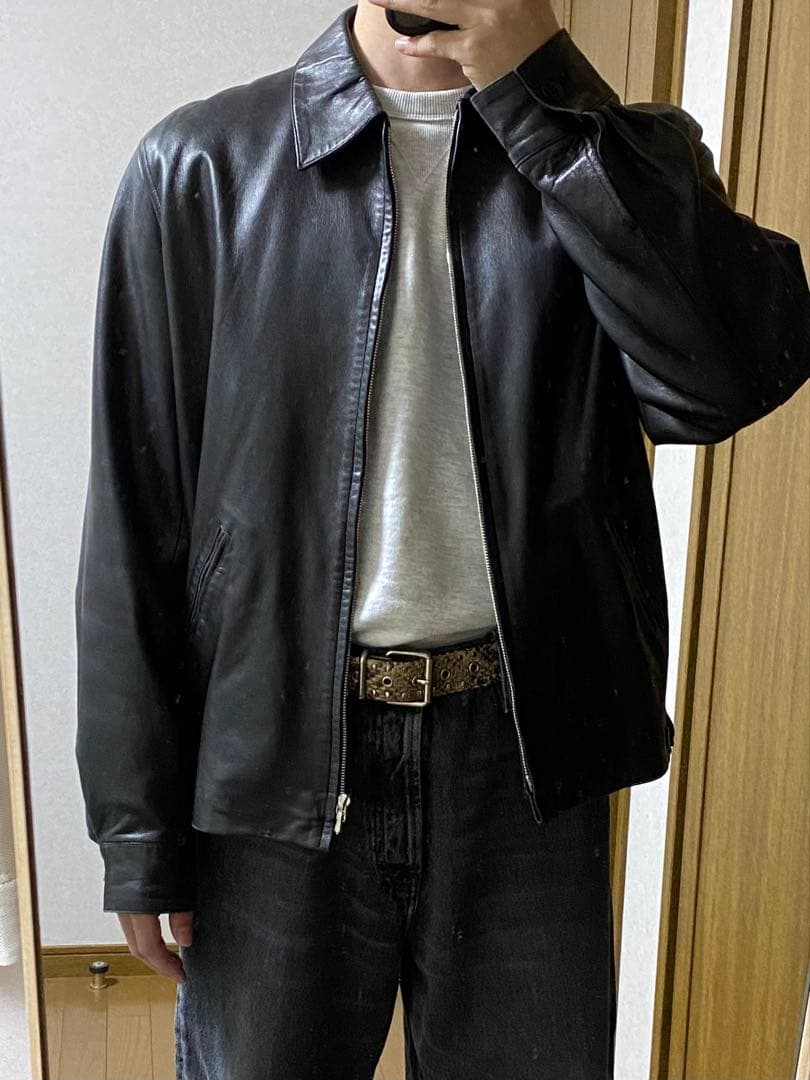 【dsk】　agnes b. homme レザージャケット