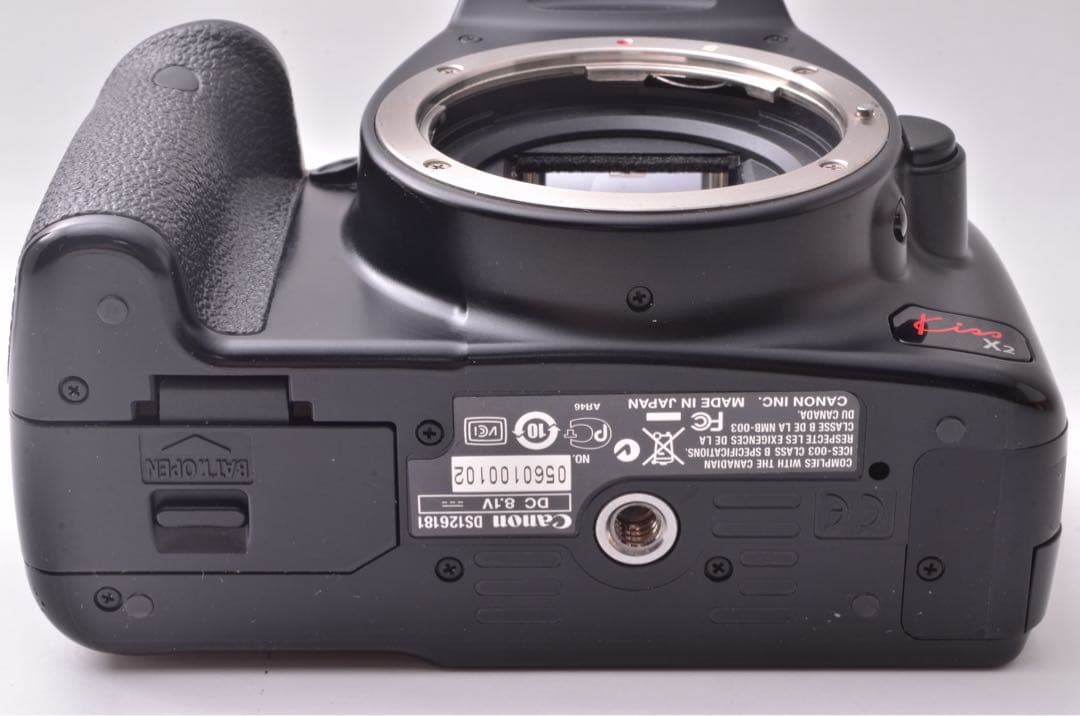 【バッグ付き】Canon　一眼レフカメラ　キャノン　KissX2　デジイチ