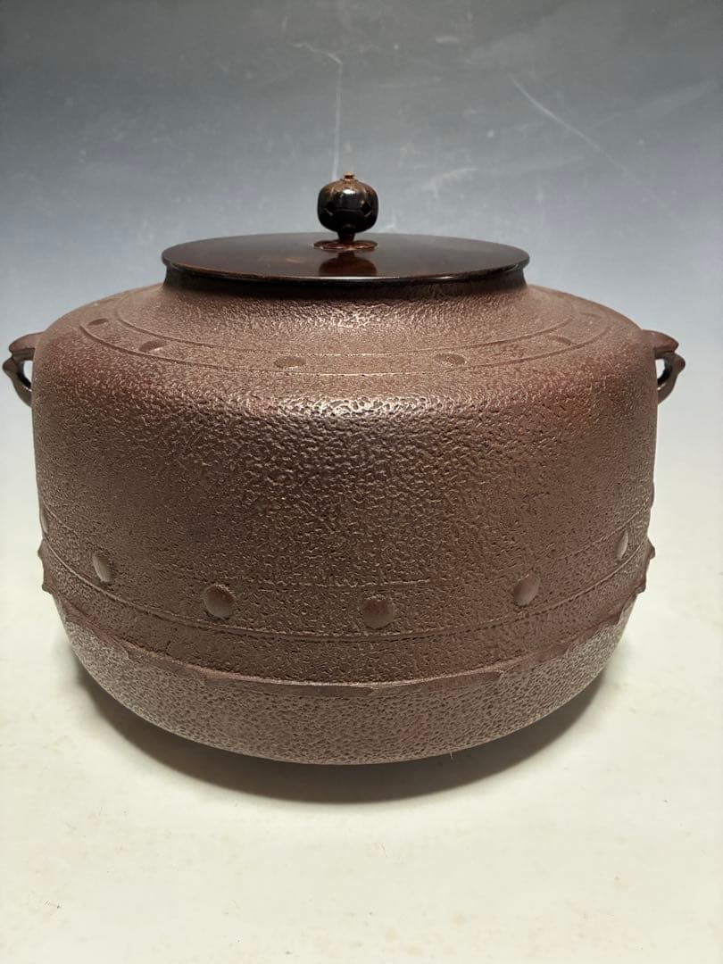 茶釜 鋳鉄製 万代屋　　中古品　味が有ります‼️