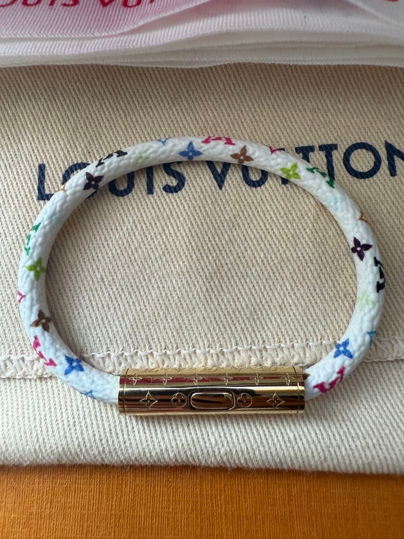 LOUIS VUITTON 花柄バングル・リストバンド　村上隆　２本セット