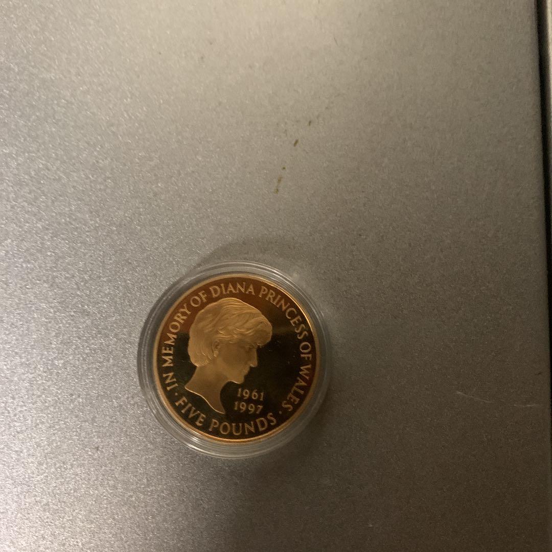 ダイアナ追悼　　22金　39.94グラム　５ポンド