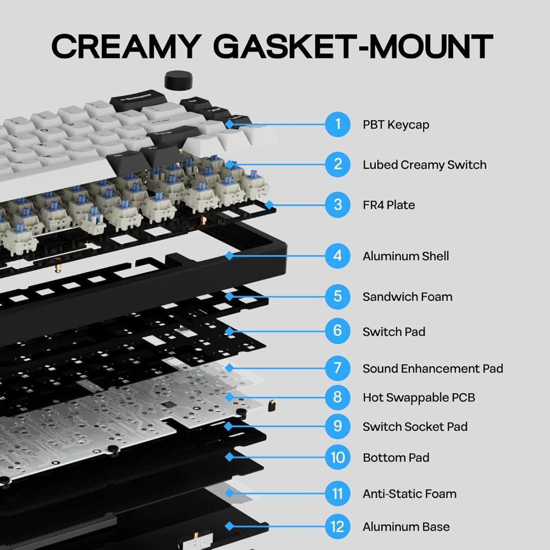 【ほぼ新品】EPOMAKER Galaxy65 キーボード