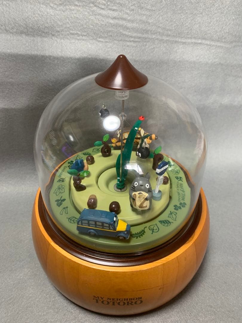 【訳あり品】リズム時計　トトロどんぐりドーム置き時計【ジャンク品】