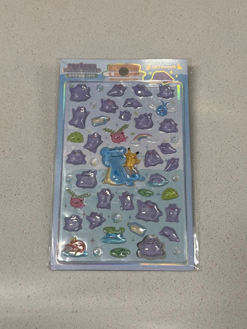 ※訳あり※ 韓国限定 メタモン ボンボンドロップシール ポップアップ ポケモン