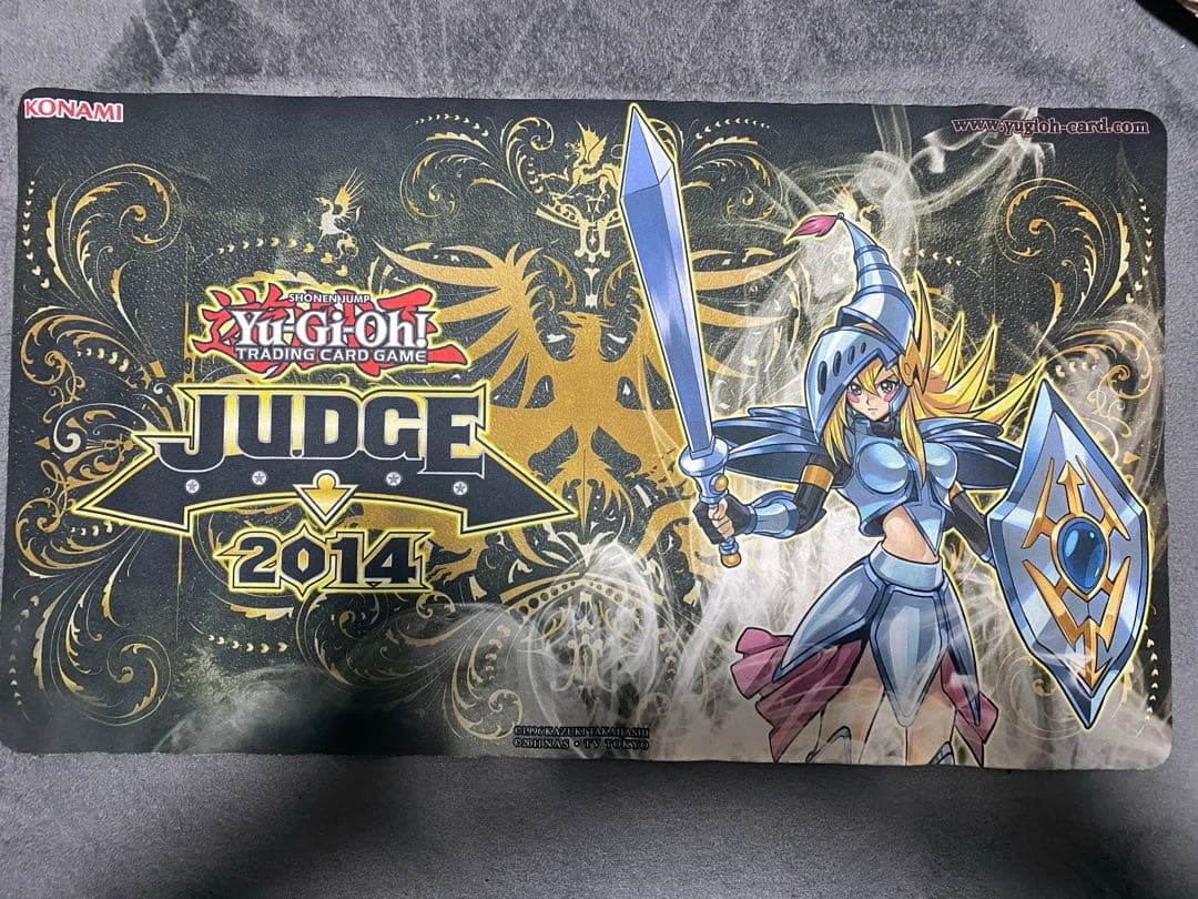 竜騎士ブラックマジシャンガール　JUDGE2014 プレイマット　遊戯王