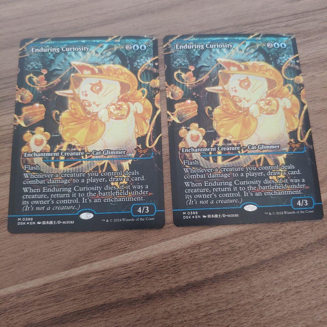 永劫の好奇心 ボーダレス　フォイル　2枚　英語