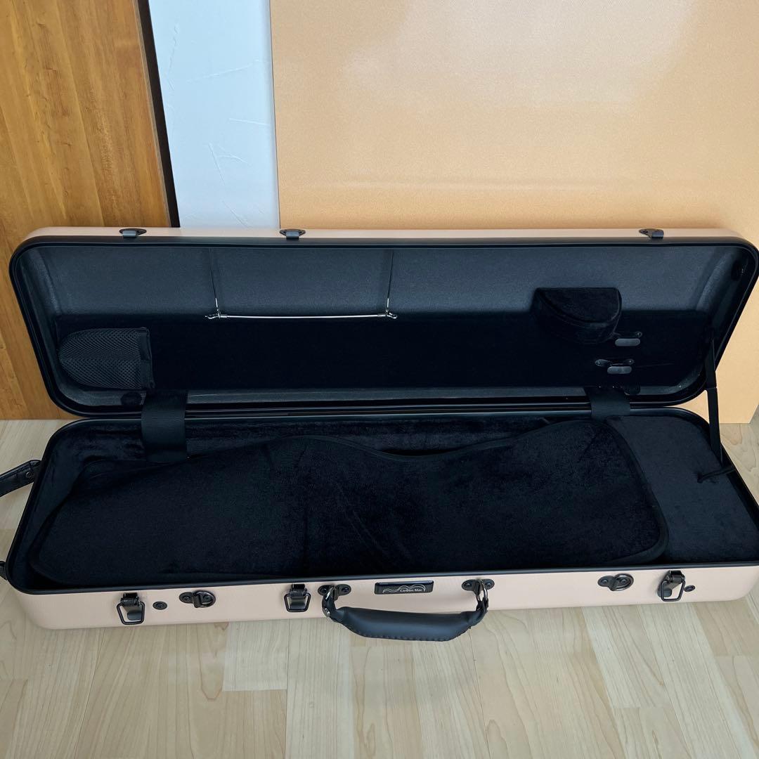 バイオリンケース ミルクティー　ハードケース