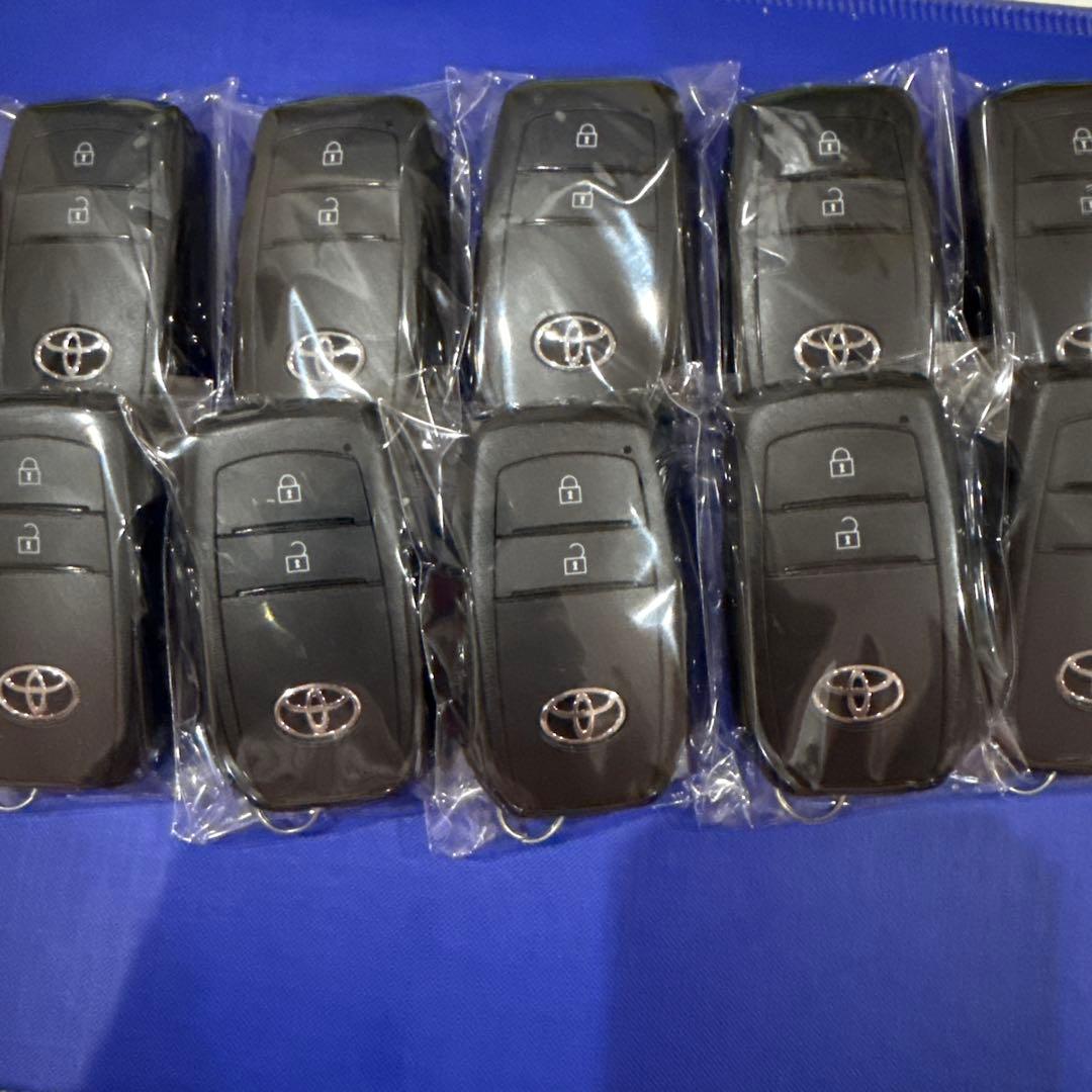 未使用　保管品　ヤリス　トヨタ　純正　キーレス　本体　２ボタン　10本