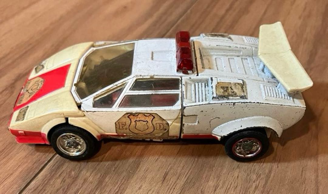 【当時品】トランスフォーマー レッドアラート ランボルギーニ1980年　旧タカラ