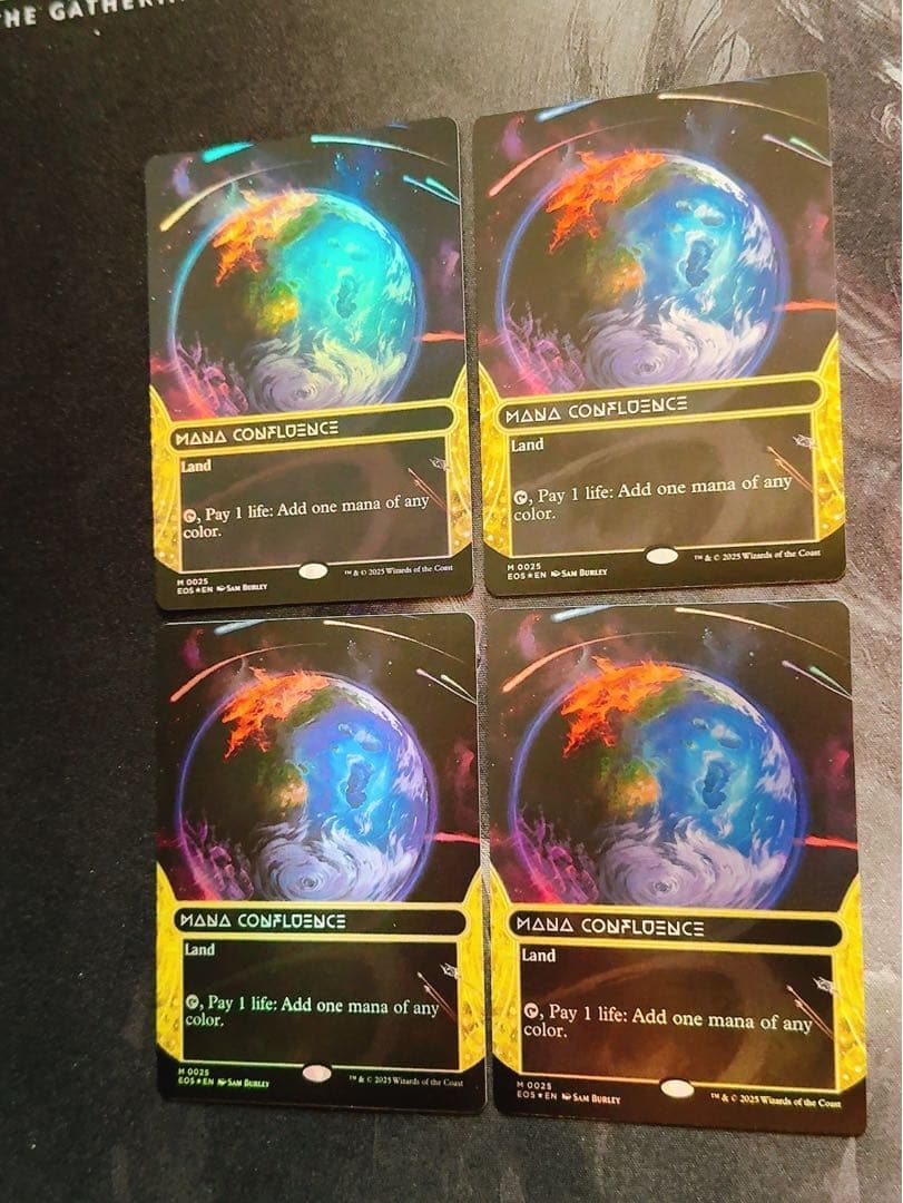 【foil】マナの合流点　英語　4枚セット