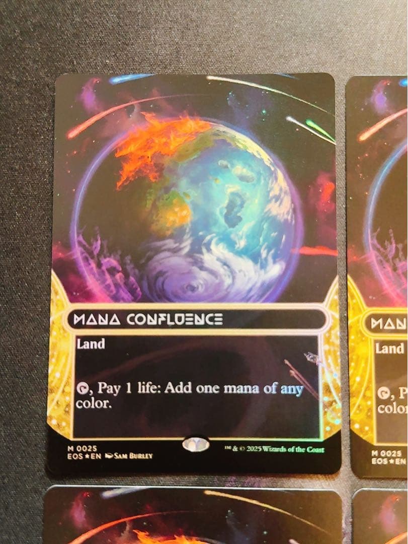 【foil】マナの合流点　英語　4枚セット