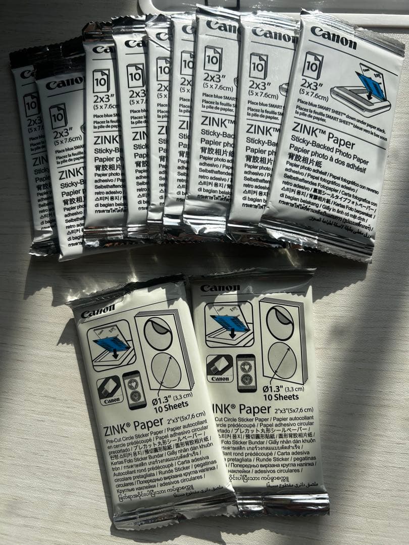 Canonスマホプリンター inSPiC PV123-SP ピンクペーパー付