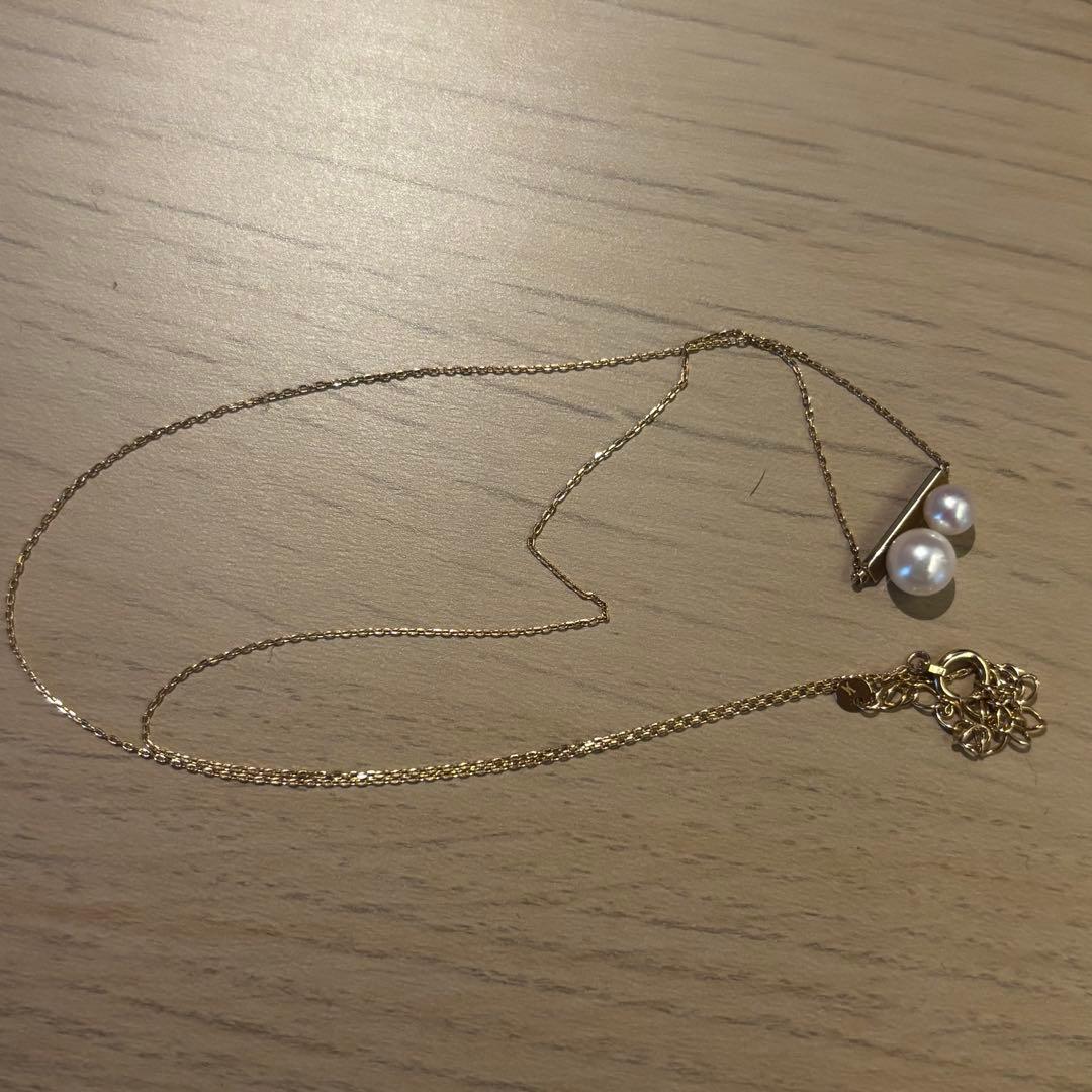 A　ヴァンドーム青山　パールピアスとパールネックレスセット