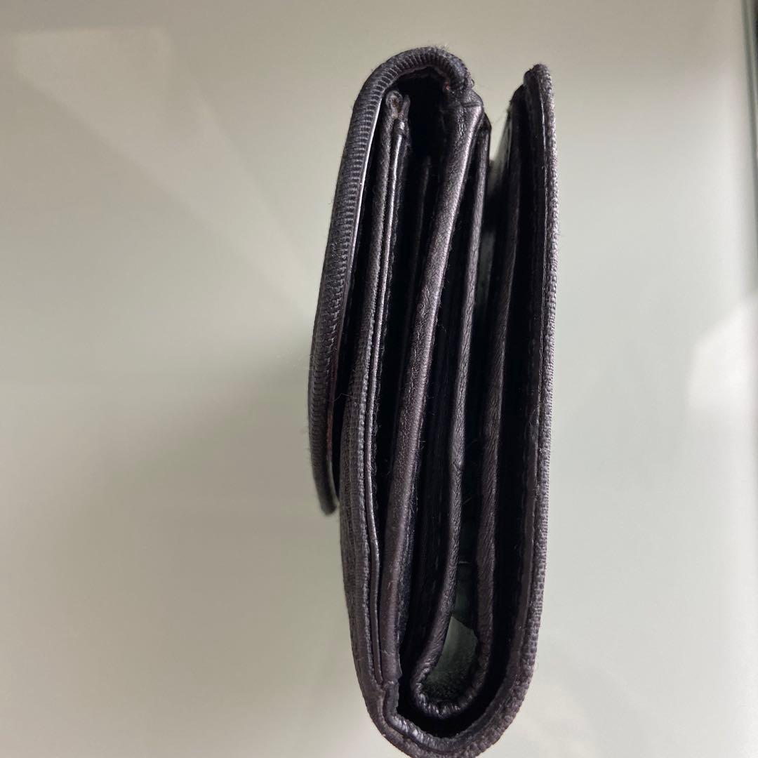 じ*い様 クリスチャンディオール 二つ折り財布 黒