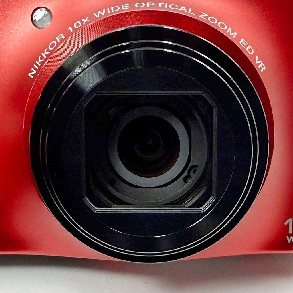ニコン COOLPIX S8000 フレッシュレッド コンデジ カメラ 中古