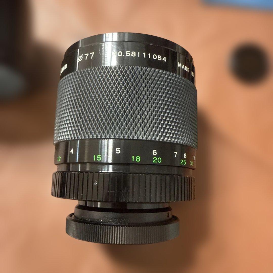 SOLIGOR 500mm F8 ミラーレンズ　ズームレンズ　ジャンク