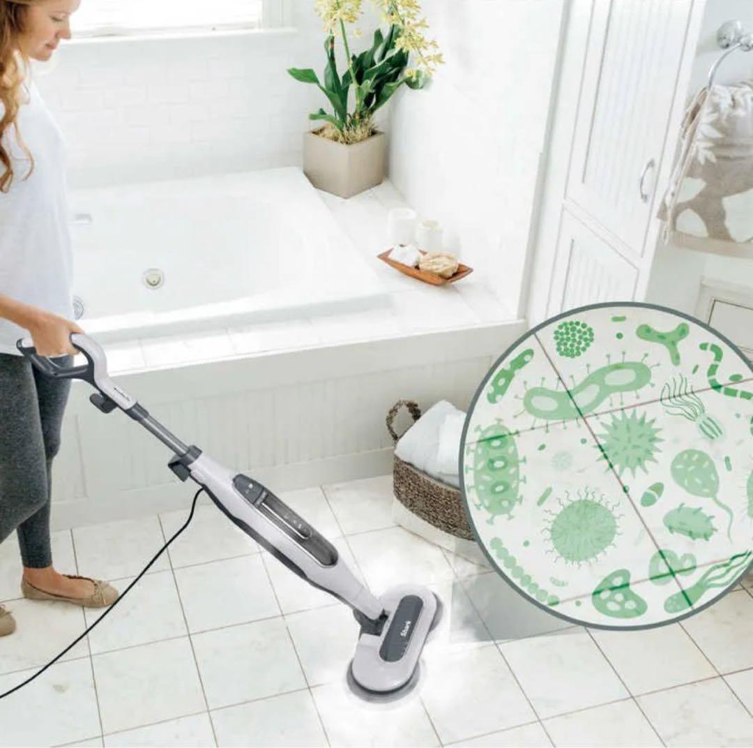 新品 シャーク Shark S7001JWH 回転スチームモップ 除菌 自立式