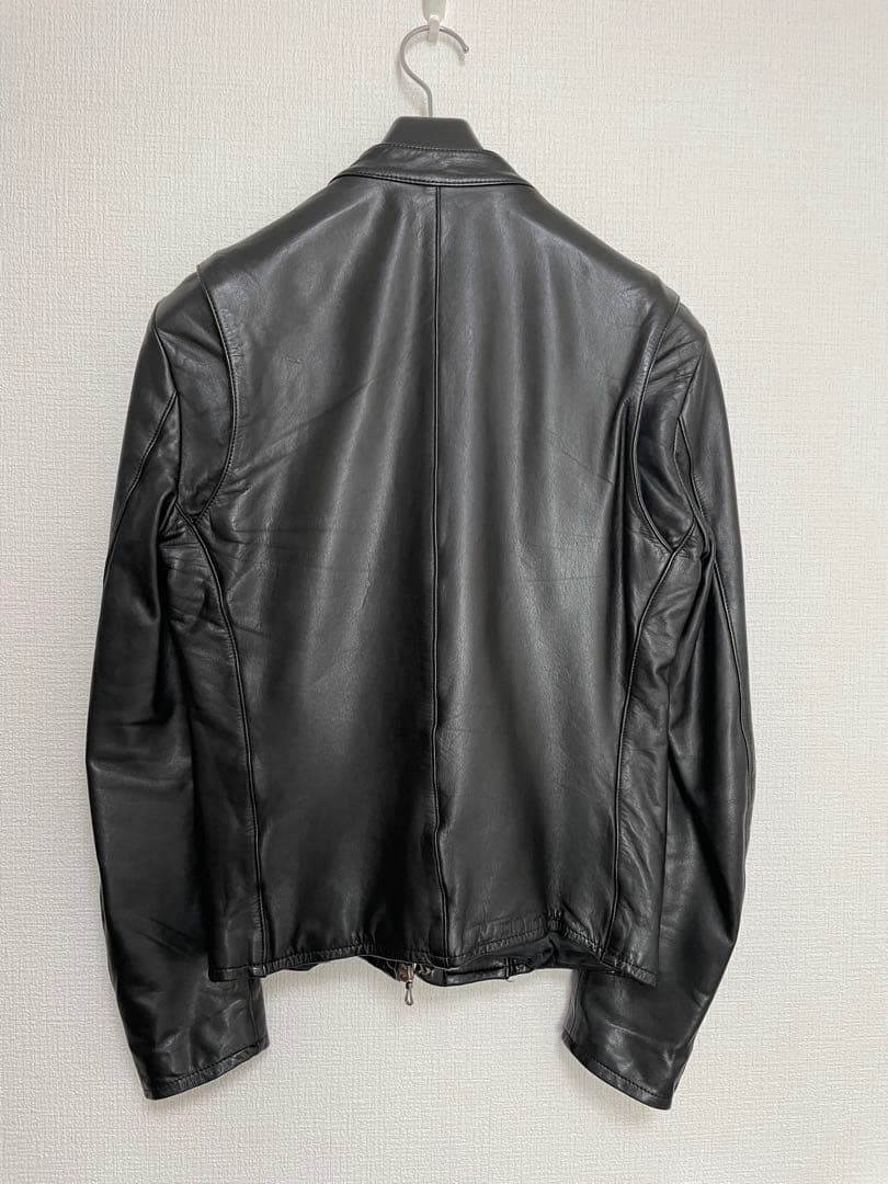 リチウムオムlithium homme08SSシングルレザーライダース46