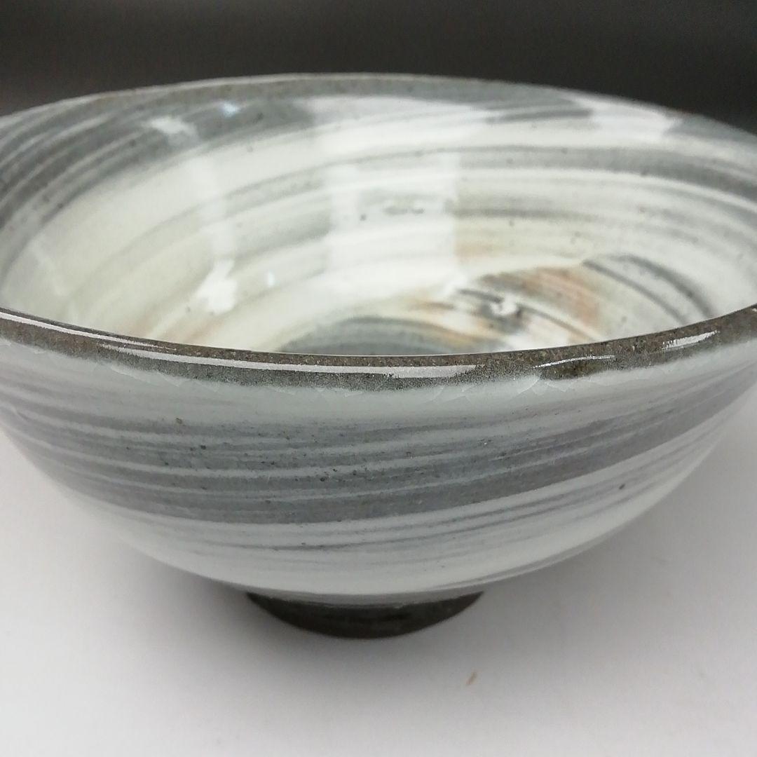 Ｔ２５３　茶碗　『唐津刷毛目茶碗』『中里隆』　共箱　抹茶碗　茶道具