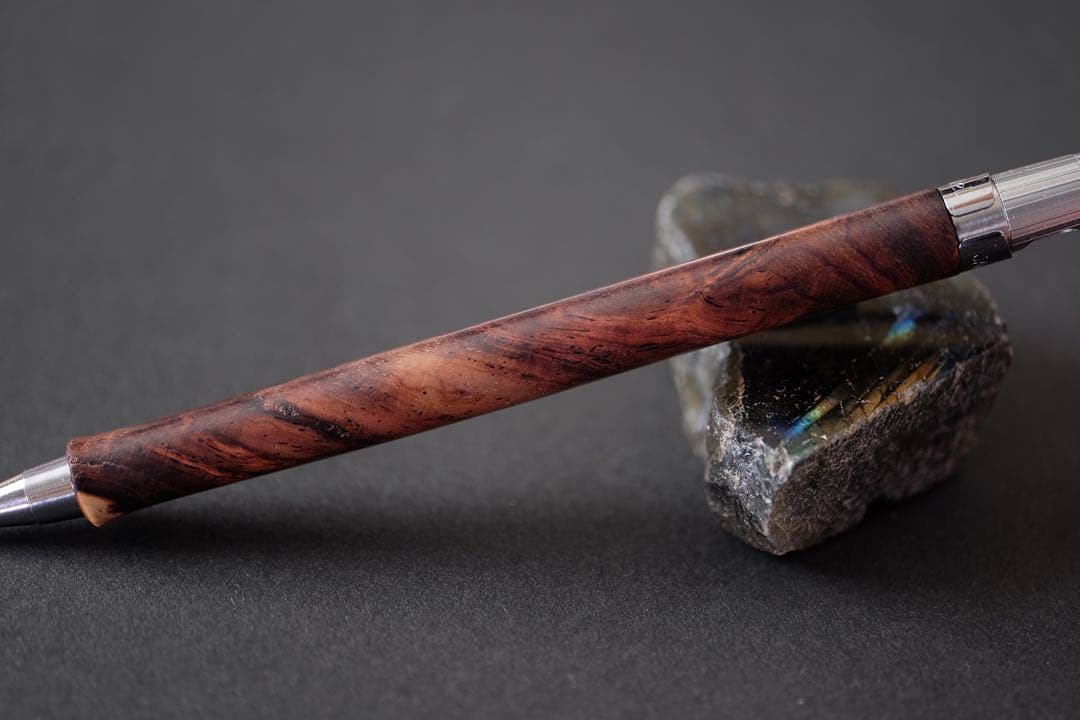 PG5 木軸カスタム0048　樹種:ホンジュラスローズ瘤　高村杢工房