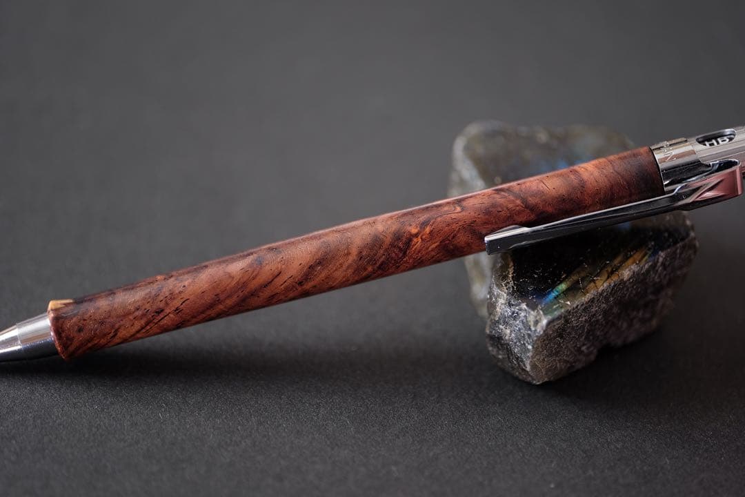 PG5 木軸カスタム0048　樹種:ホンジュラスローズ瘤　高村杢工房