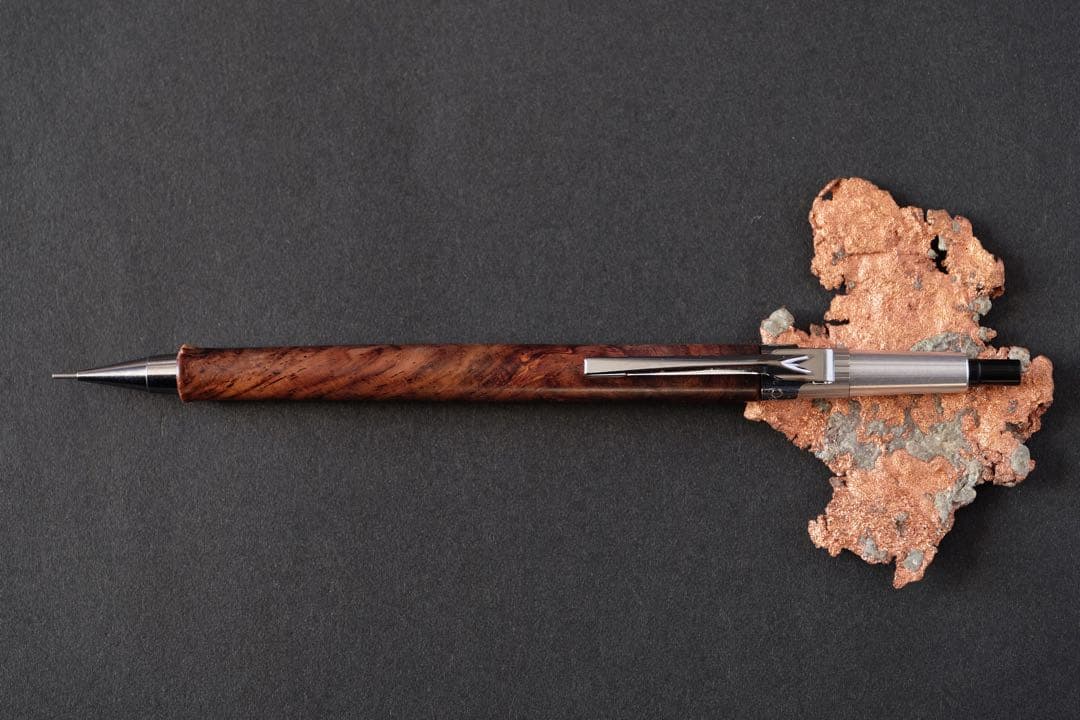 PG5 木軸カスタム0048　樹種:ホンジュラスローズ瘤　高村杢工房