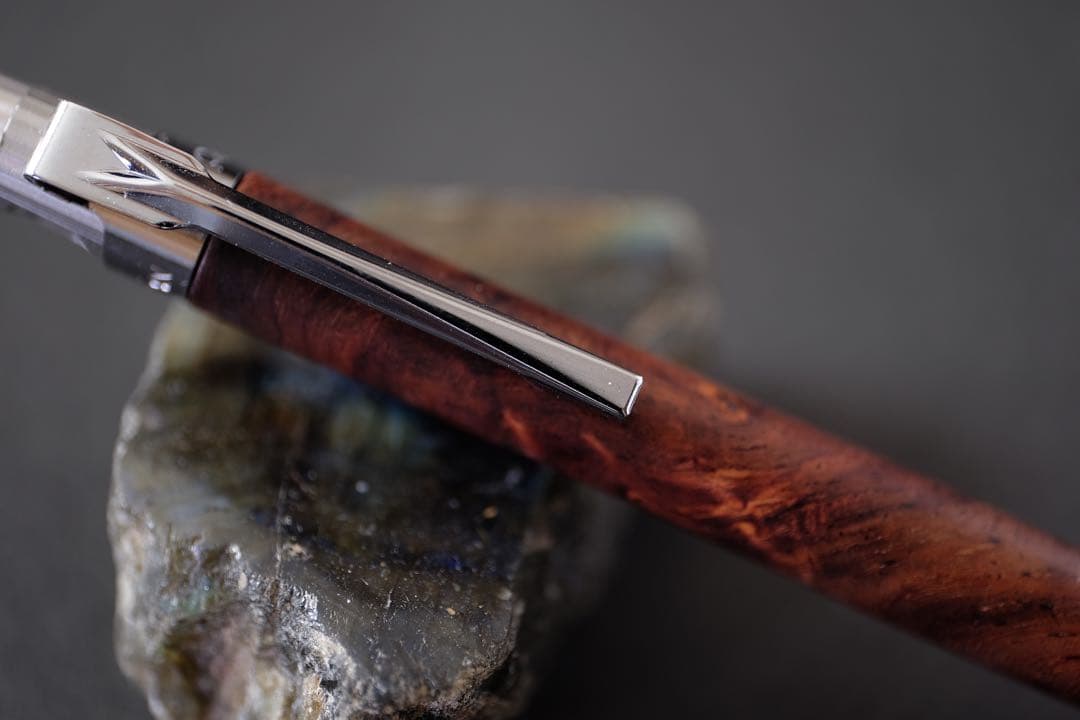 PG5 木軸カスタム0048　樹種:ホンジュラスローズ瘤　高村杢工房