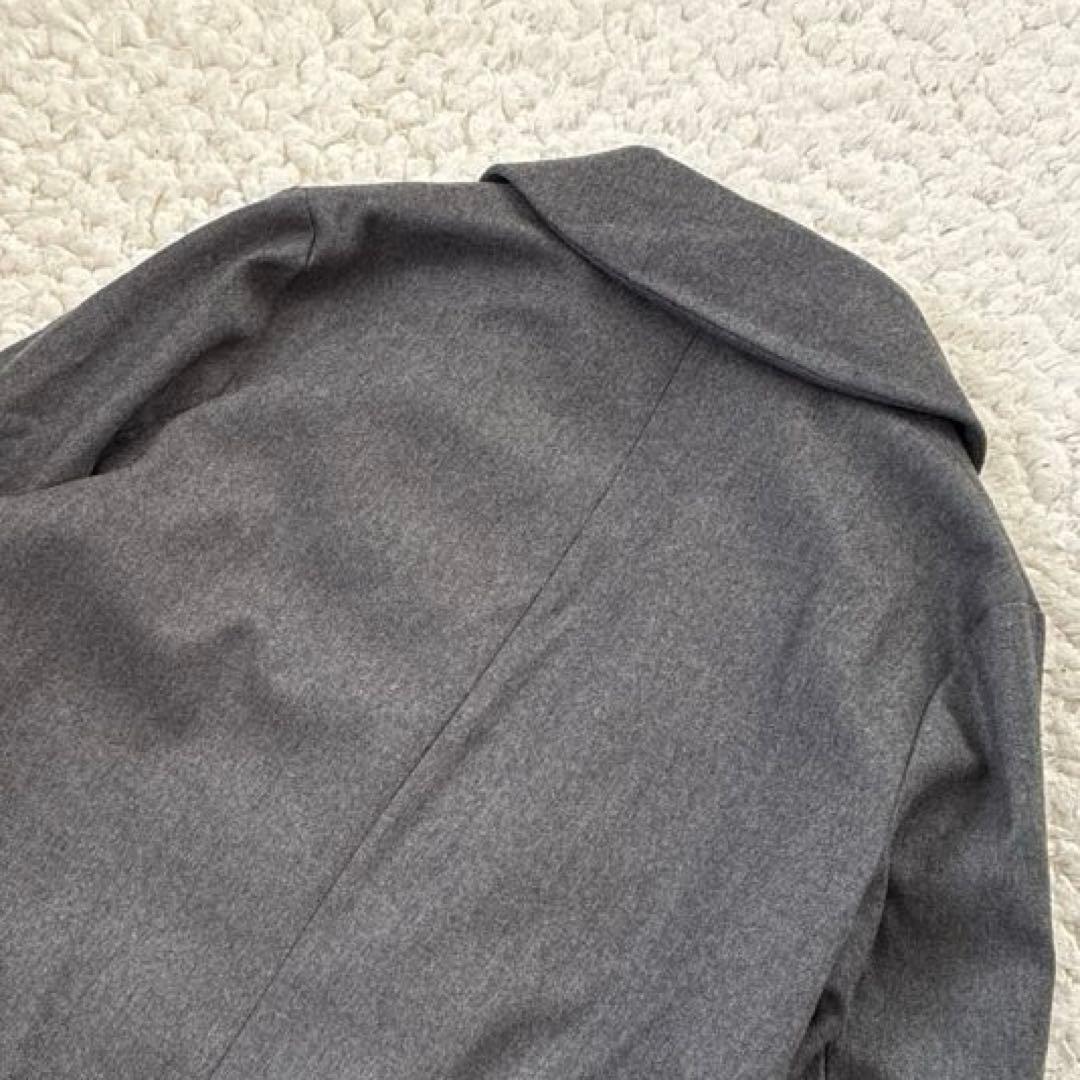 セオリーリュクス チェスターコート ロング 表毛98% /裏ダウン90% L