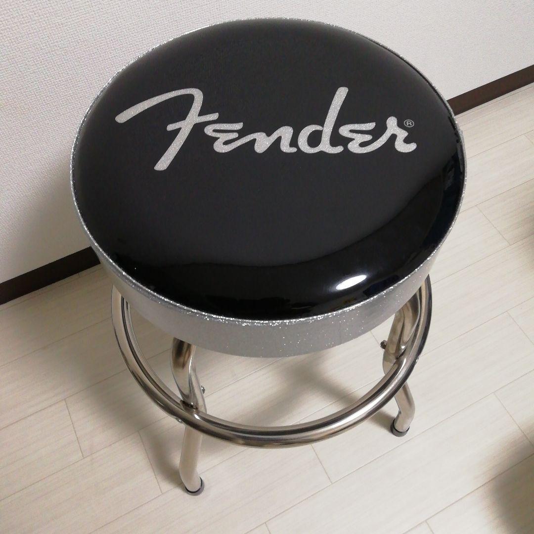 Fender スツール 黒 メタリック仕上げ