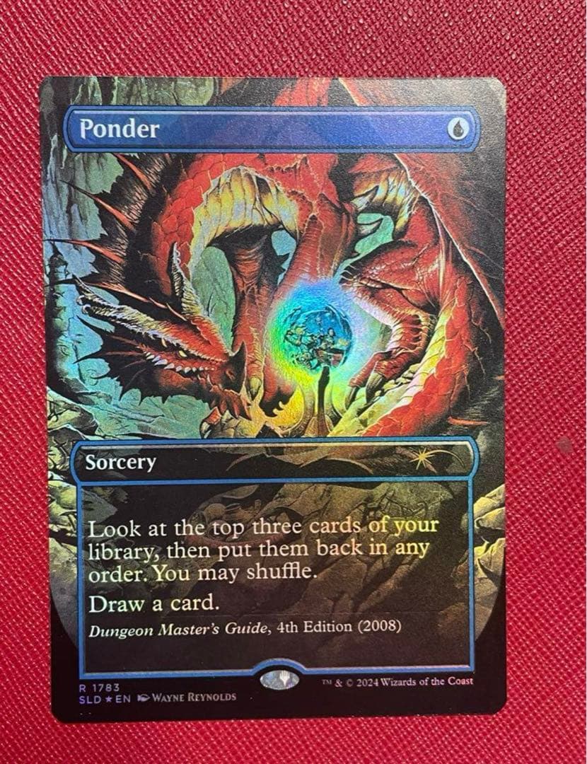 MTG 思案　foil secret lair 2枚