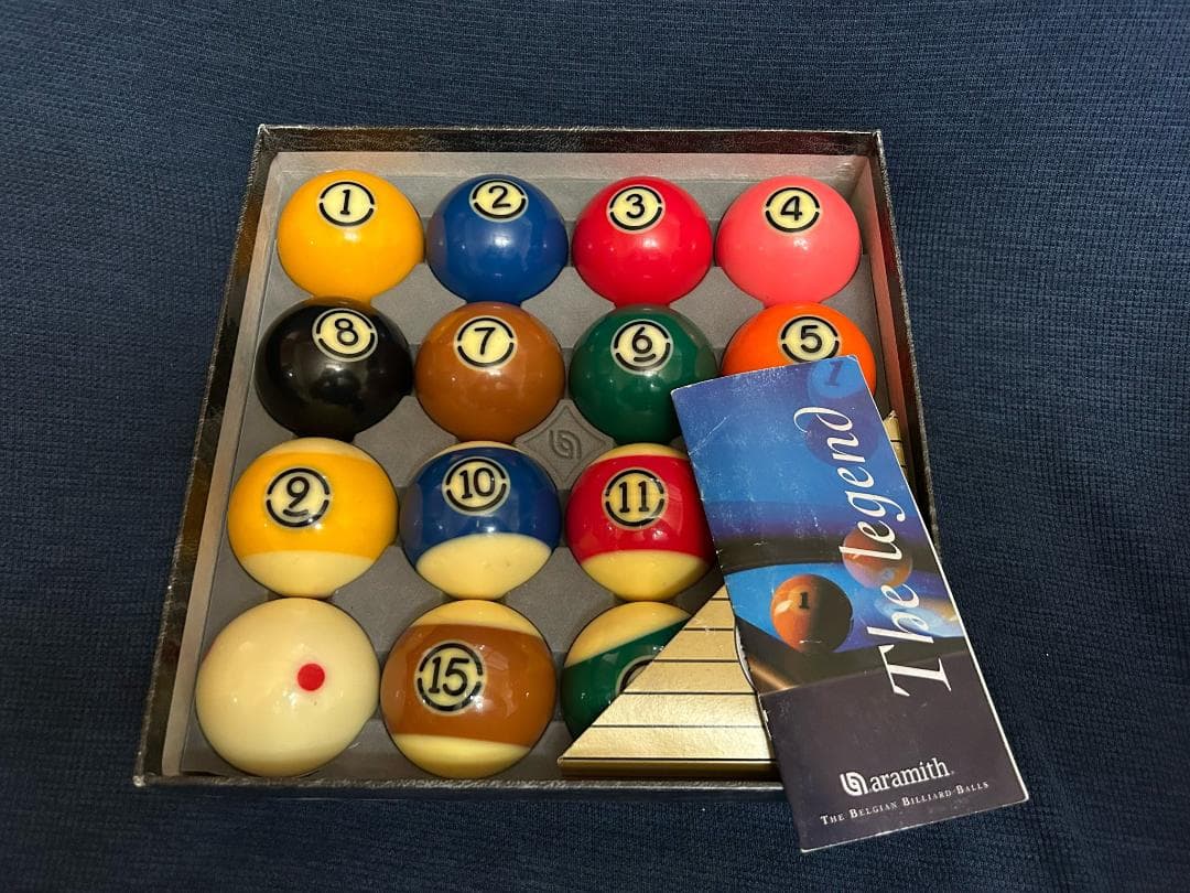 シムフリーAramith ビリヤードボールセット デュラミス