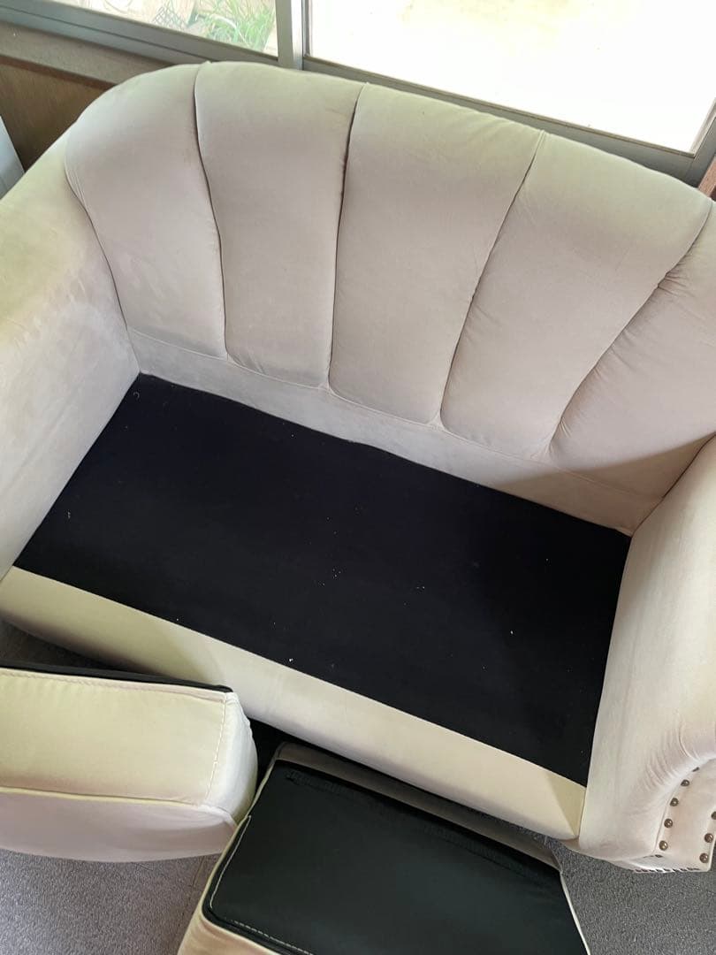 エレガント　二人掛け　ソファー　ルコ2P シェルソファ