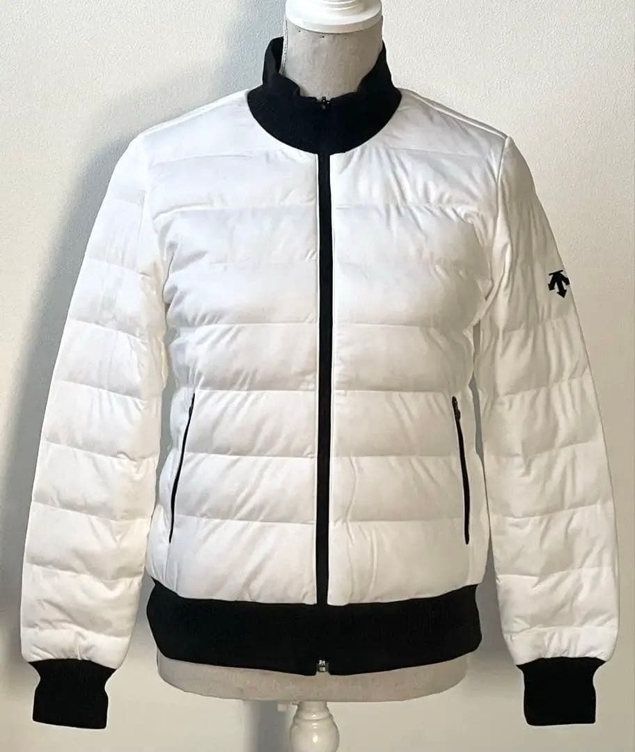 未使用★DESCENTE GOLF ホワイトダウンジャケット