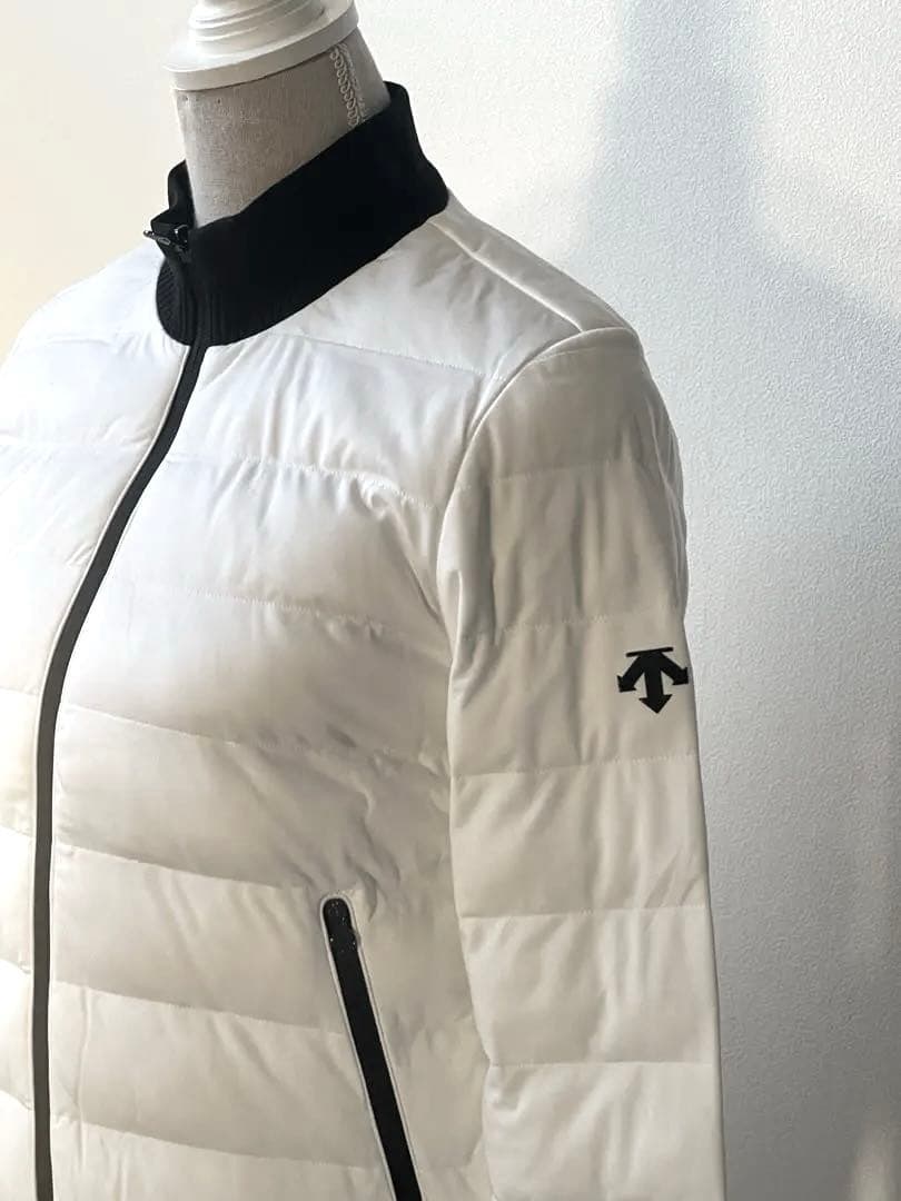 未使用★DESCENTE GOLF ホワイトダウンジャケット