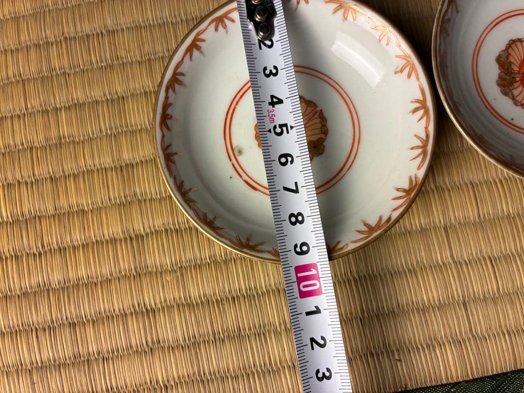 伊万里焼 蓋付飯茶碗×5小皿 ×5セット湯-①