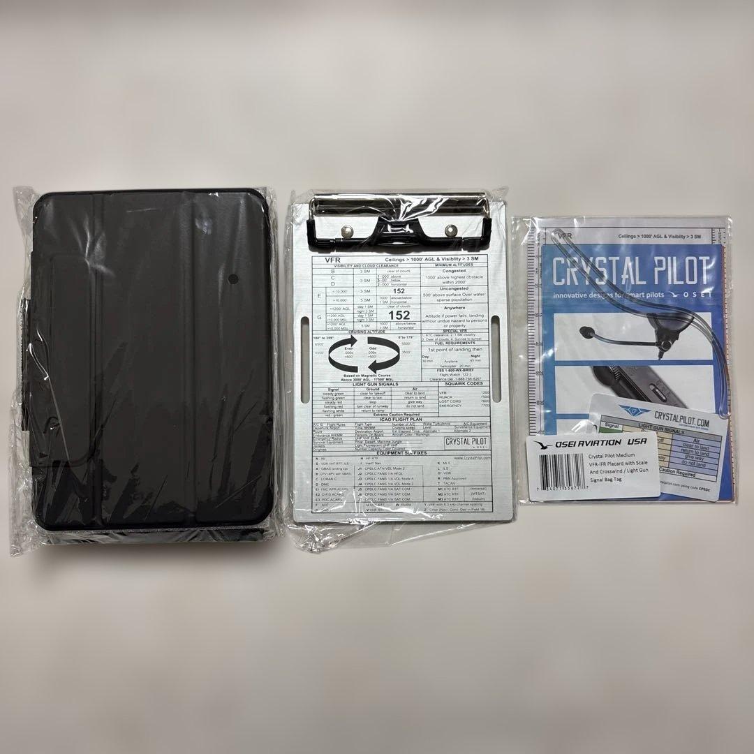 Crystal Pilotフライトパッド6Plus タブレットニーボード